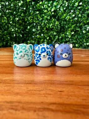 Squish-a-longs by Squishmallows Blue Big Cat Bundle